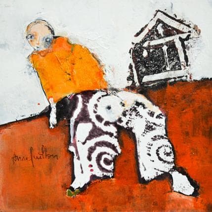 Peinture Racines par Guillon Anne | Tableau Figuratif scènes de vie