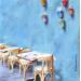 Peinture Blue Wall Tavern par Chammas Fady | Tableau Figuratif