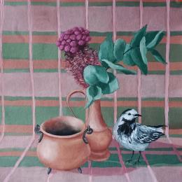 Painting Danseuse Blanche by Parisotto Alice | Painting Figurative Oil Still-life