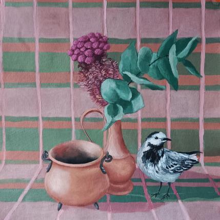 Painting Danseuse Blanche by Parisotto Alice | Painting Figurative Oil Still-life