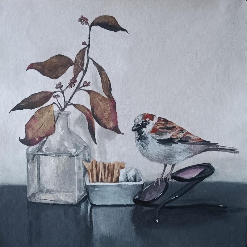 Painting A moment in time by Parisotto Alice | Painting Figurative Still-life Oil