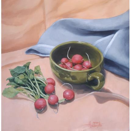 Painting Red passion by Parisotto Alice | Painting Figurative Oil Animals