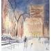 Painting New York Central Park by Khomyakova  Liliya  | Painting Figurative Urban Watercolor