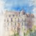 Painting House in Grenoble by Khomyakova  Liliya  | Painting Watercolor