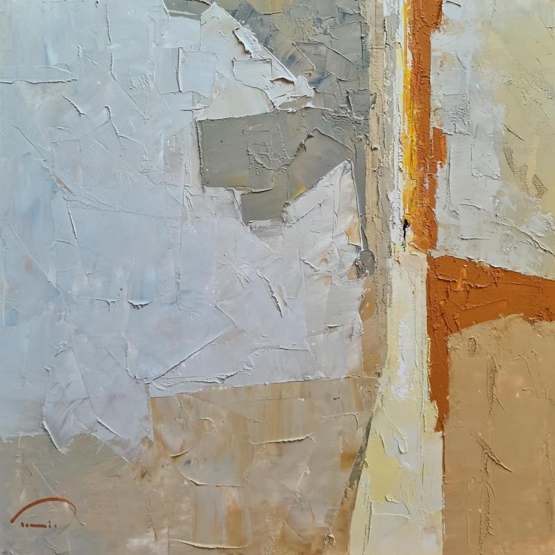 Painting Alone by Tomàs | Painting Abstract Urban Oil