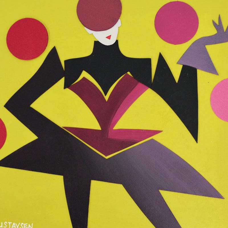 Painting My circus by Gustavsen Karl | Painting Figurative Portrait