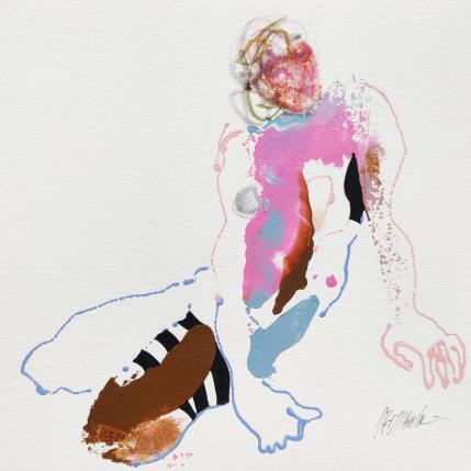 Pintura Miroir de la brise por Cressanne | Pintura Figurativo Acrílico Desnudo, Iconos pop