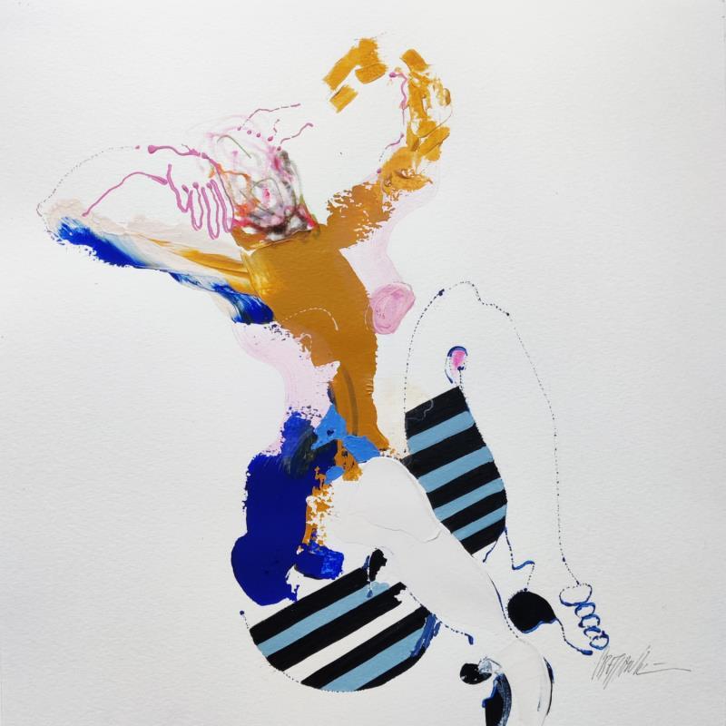 Peinture Le beau temps ! par Cressanne | Tableau Figuratif Nu Acrylique