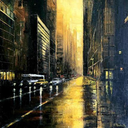 Painting Perspective  by Rochette Patrice | Painting Figurative Oil Urban