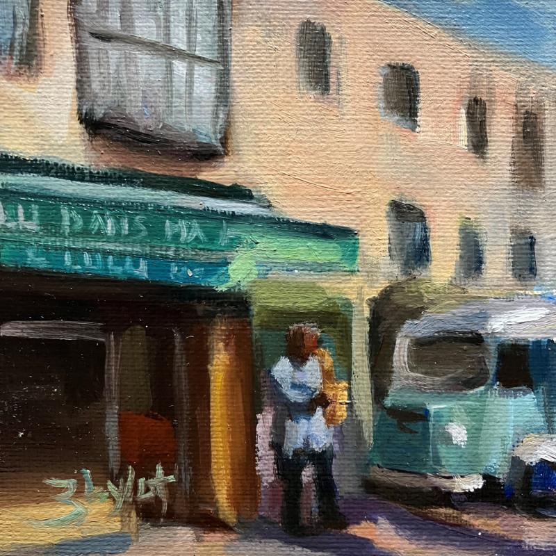 Painting Saxophone de rue by Zbylut Ludovic | Painting Figurative Life style Oil