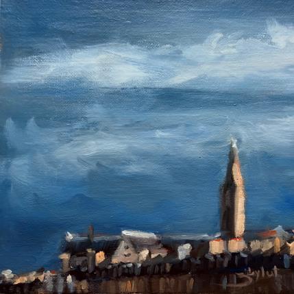 Painting Belle Paris 1 by Zbylut Ludovic | Painting Figurative Oil Architecture, Pop icons