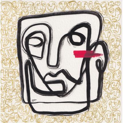 Painting -Focus by Detovart | Painting Figurative Posca Pop icons, Portrait, Society, Urban