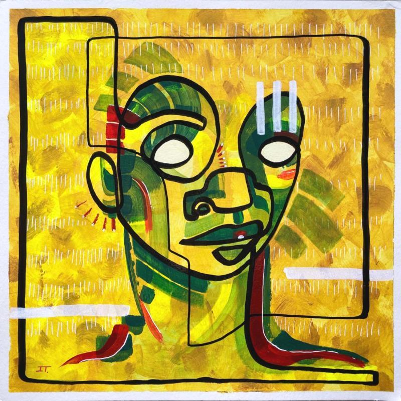 Gemälde -Talento von Detovart | Gemälde Figurativ Porträt Gesellschaft Natur Acryl Posca