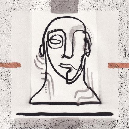 Painting -fumée by Detovart | Painting Raw art Gold leaf, Ink Life style, Society, Sport