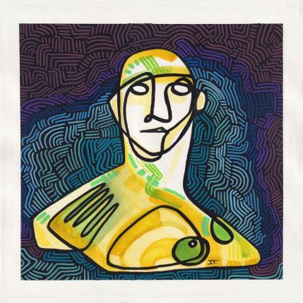 Painting -Armonía by Detovart | Painting Raw art Posca Life style, Society, Sport