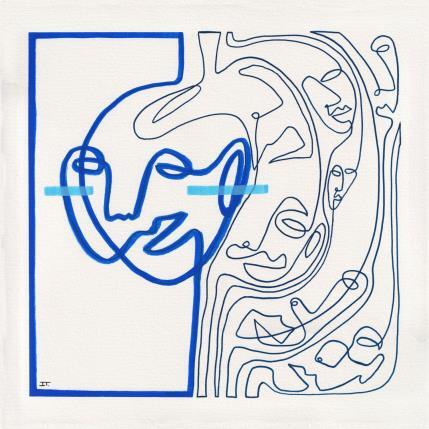 Painting -Sabiduría by Detovart | Painting Raw art Posca Life style, Portrait, Society