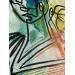 Painting -El abrazo by Detovart | Painting Raw art Portrait Urban Nature Watercolor Posca