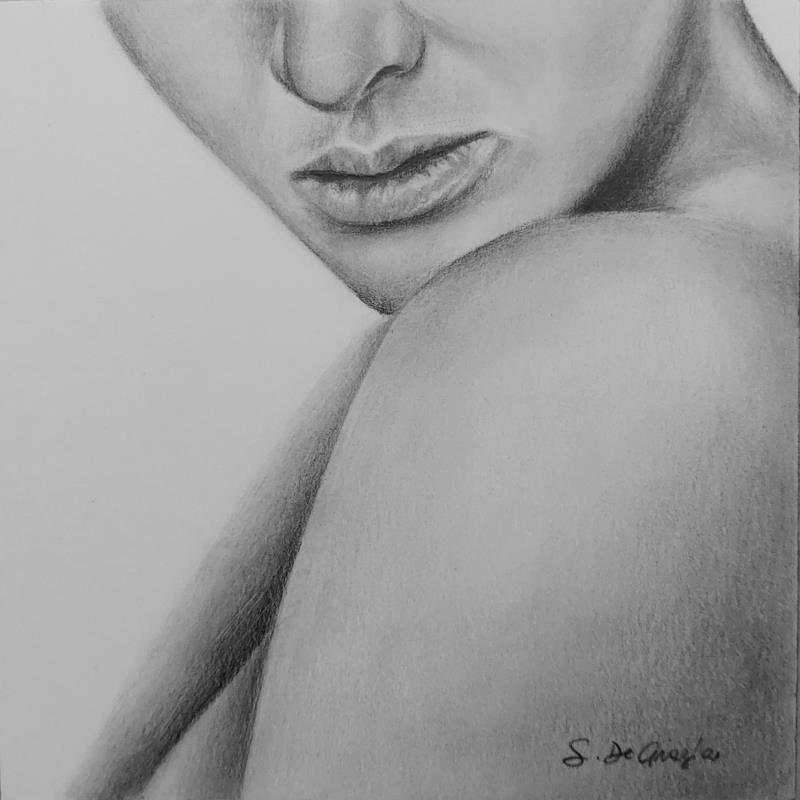 Peinture Insensatamente par De Grazia Serena | Tableau Fusain