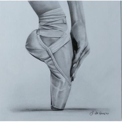 Gemälde Pronta von De Grazia Serena | Gemälde  Zeichenkohle Pop-Ikonen