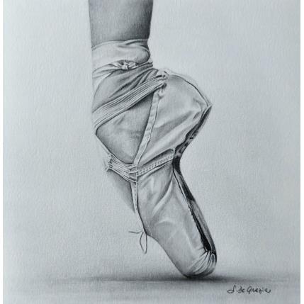 Peinture Tracce par De Grazia Serena | Tableau Fusain