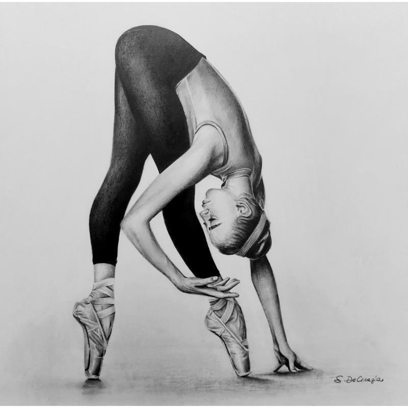 Gemälde Punti fermi von De Grazia Serena | Gemälde Zeichenkohle