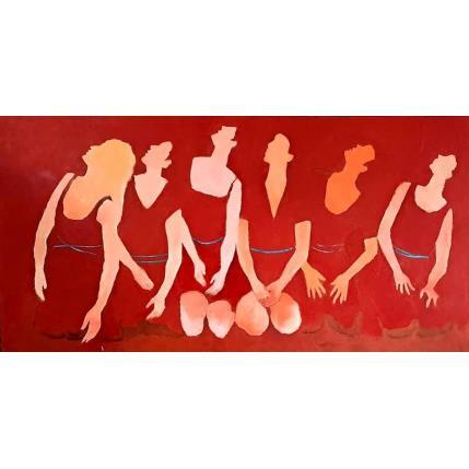 Painting Six femmes by Malfreyt Corinne | Painting Figurative Life style