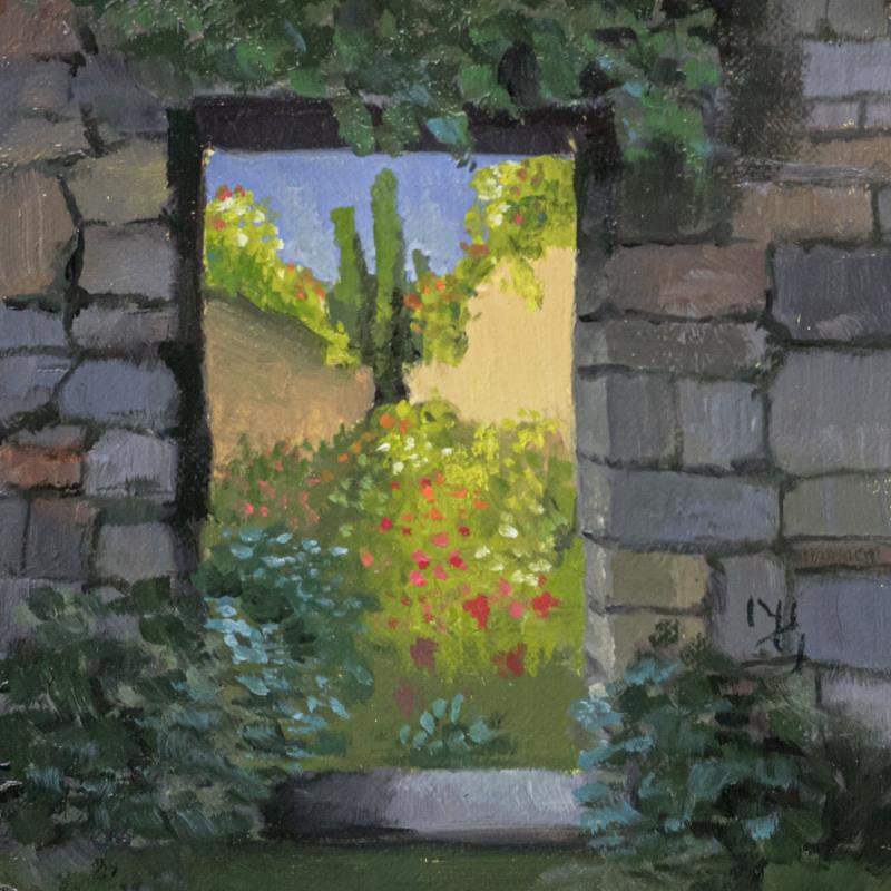 Painting Invitation_A_Se_Perdre_005 by Bichebois Manuel | Painting Figurative Landscapes Oil