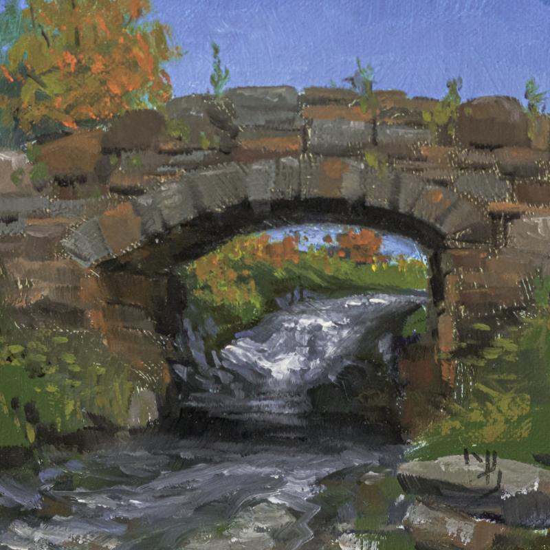 Painting Invitation_A_La_Ballade_003 by Bichebois Manuel | Painting Figurative Landscapes Oil