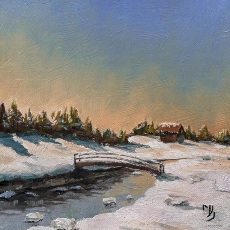 Painting Invitation_Au_Voyage_004 by Bichebois Manuel | Painting Figurative Landscapes Oil