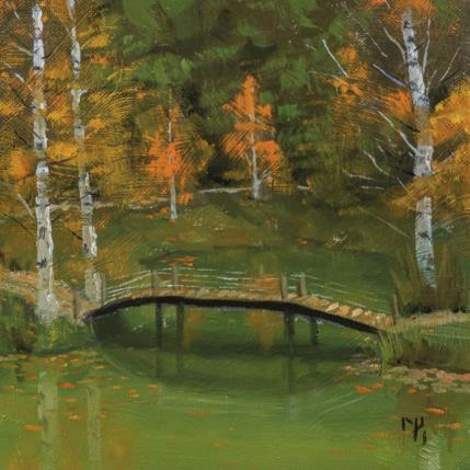 Gemälde Invitation_A_La_Ballade_002 von Bichebois Manuel | Gemälde Figurativ Öl Landschaften, Pop-Ikonen