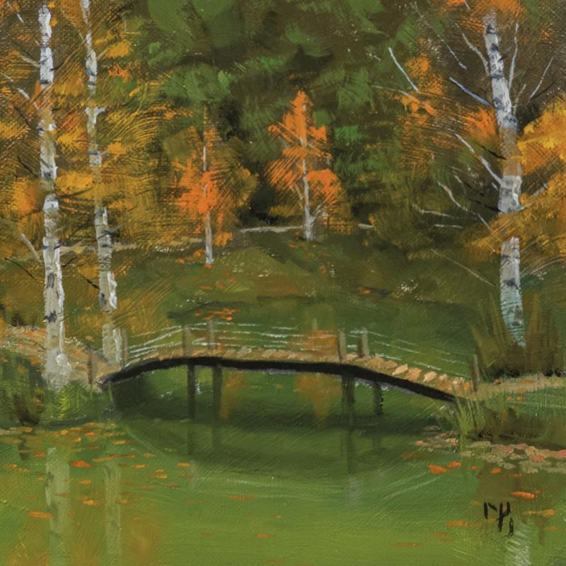 Gemälde Invitation_A_La_Ballade_002 von Bichebois Manuel | Gemälde Figurativ Landschaften Öl