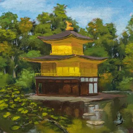 Gemälde Invitation_A_La_Contemplation_001 von Bichebois Manuel | Gemälde Figurativ Öl Landschaften, Pop-Ikonen