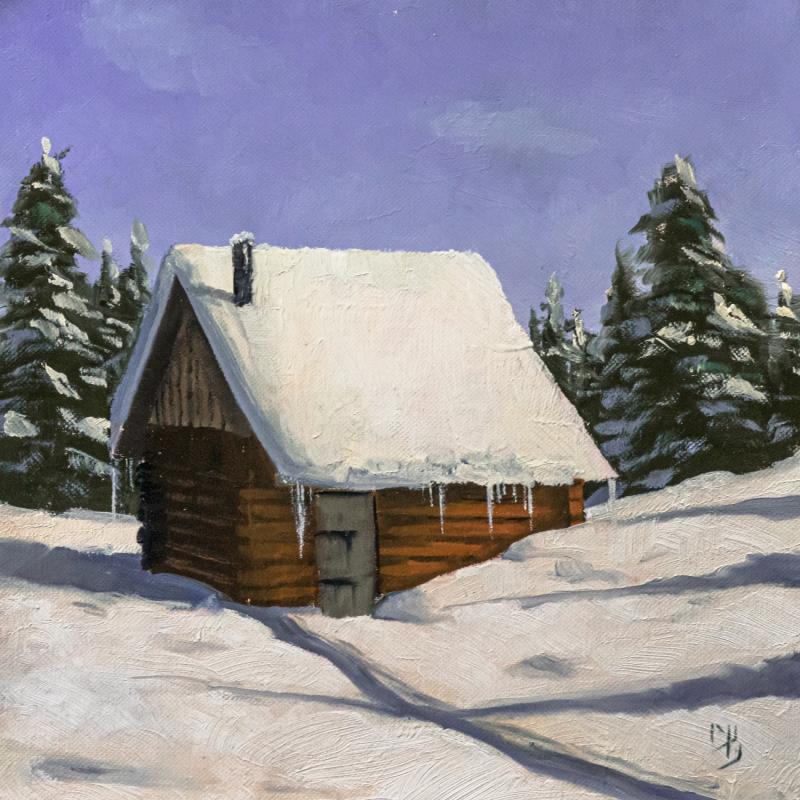 Painting Invitation_Au_Repos_003 by Bichebois Manuel | Painting Figurative Landscapes Oil