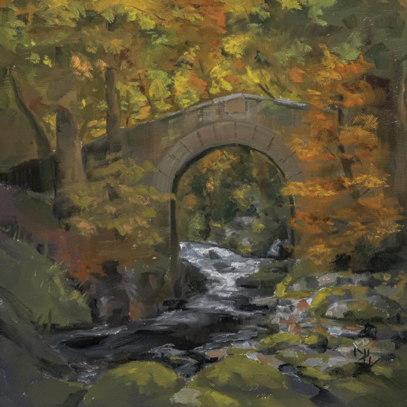 Peinture Invitation_A_La_Ballade_005 par Bichebois Manuel | Tableau Figuratif Paysages Huile