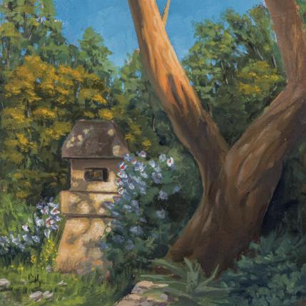 Gemälde Invitation_A_Méditer_003 von Bichebois Manuel | Gemälde Figurativ Öl Landschaften