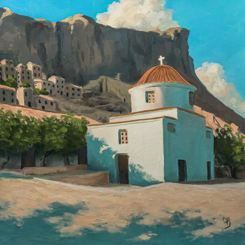 Painting Invitation_A_La_Découverte_001 by Bichebois Manuel | Painting Figurative Landscapes Oil