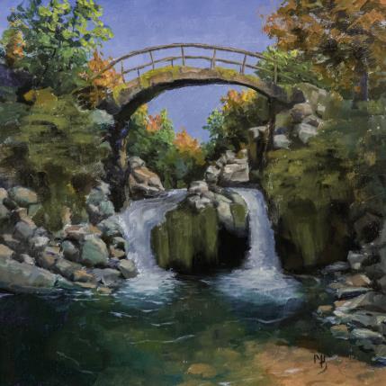 Gemälde Invitation_A_La_Ballade_006 von Bichebois Manuel | Gemälde Figurativ Öl Landschaften