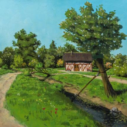 Gemälde Invitation_Au_Repos_005 von Bichebois Manuel | Gemälde Figurativ Öl Landschaften