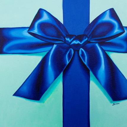 Painting Present ll by Bisoux Morgan | Painting Figurative Oil Still-life