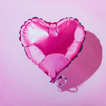 Painting One Love by Bisoux Morgan | Painting Pop-art Oil Life style, Still-life