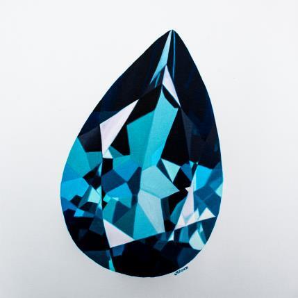 Painting Precious tear by Bisoux Morgan | Painting Figurative Oil Still-life