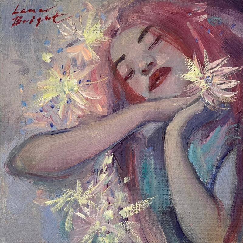 Painting Falling star by Bright Lana  | Painting Figurative Portrait Oil