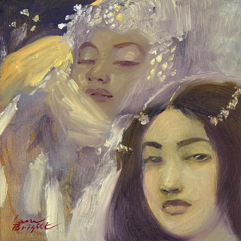 Peinture My dream par Bright Lana  | Tableau Figuratif Portraits Huile