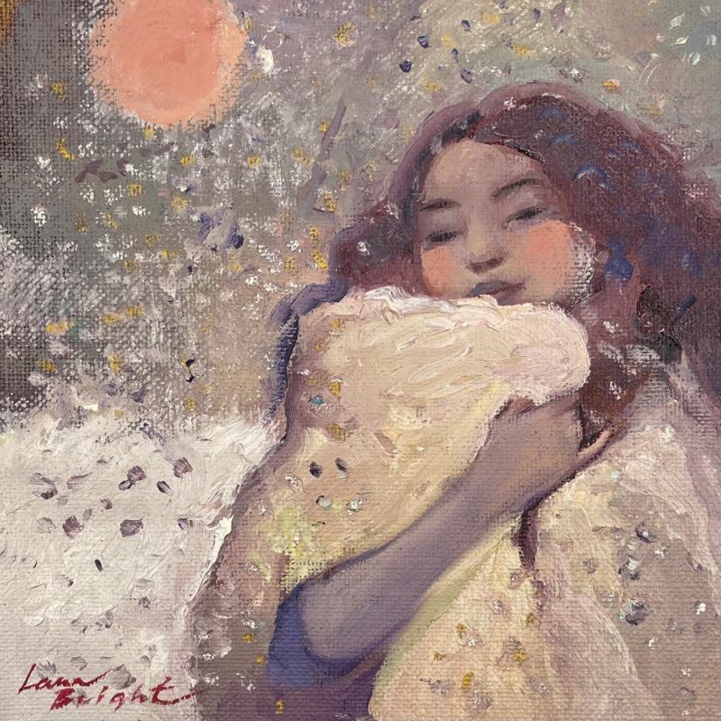 Peinture Warm snow  par Bright Lana  | Tableau Figuratif Portraits Huile