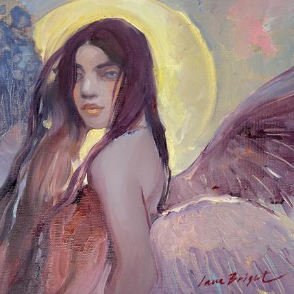 Peinture Falling Angel par Bright Lana  | Tableau Figuratif Huile Portraits