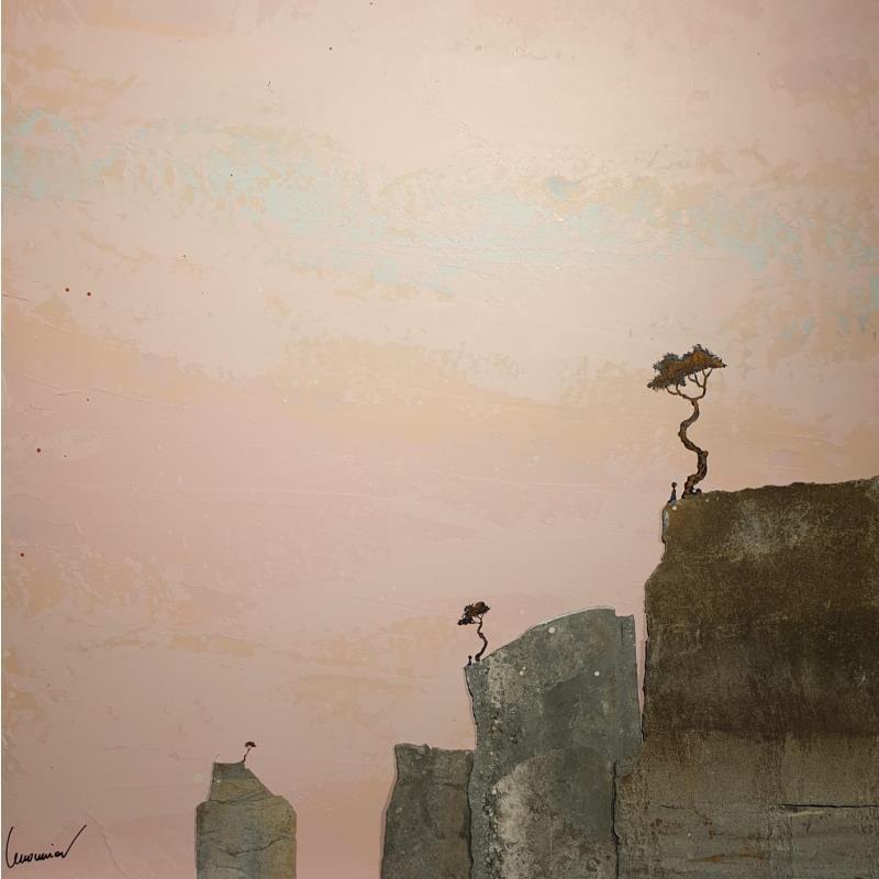 Painting 4806 by Lemonnier  | Painting Figurative Subject matter Landscapes Minimalist Wood