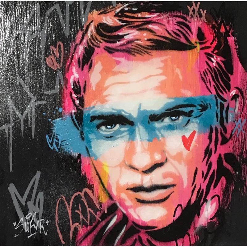 Peinture mcqueen  par Sufyr | Tableau Street Art Graffiti Acrylique