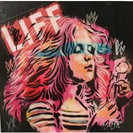 Gemälde le souffle d'amour  von Sufyr | Gemälde Street art Acryl, Graffiti