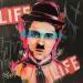 Painting Chaplin Life  by Sufyr | Painting Street art Graffiti Acrylic