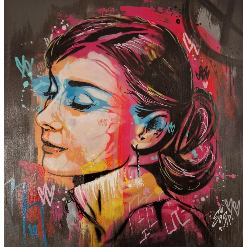 Painting Audrey Hepburn 2 by Sufyr | Painting Street art Graffiti Acrylic
